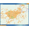 Mapa Oviedo callejero gigante. Mapas México grandes